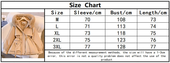 Women's Winter Fashionable Hooded Drawstring Padded Jackets