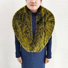 Women's Warm Fluffy Shawl Fashionable Artificial Fluffy Collar Scarve