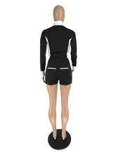 Women Patchwork 2 Piece Set Trendy Sporty Outfits