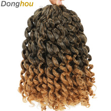 Ombre Jumpy Red Ginger Wand Curls Crochet Hair 1B 27 30 350 613 Purple Grey Colors jamaican twist braiding Hair 20 Strands/Pack