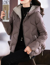 Winter Women Outerwear Hooded Cotton Parkas