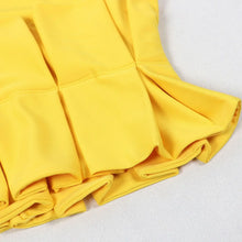 Elegant Tight Corset Ruffle Mini Dress for Women's Fashion New Style Suspender Sleeveless Backless A-line Club Party Sexy Dress