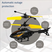 Induction helicopter toy room charged remote control small aircraft training coordination gifts for boys and girls