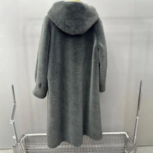 Women's Single Breasted Thick Hooded Winter Jacket