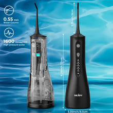 Water Flosser Professional For Teeth, Gums, Braces, Dental Care, Electric Power With 5 Settings, 5 Tips For Multiple Users