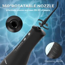 Water Flosser Professional For Teeth, Gums, Braces, Dental Care, Electric Power With 5 Settings, 5 Tips For Multiple Users