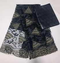 French Net Tulle Lace Fabric 2023 High Quality African Nigerian Mesh Lace Bazin Riche Fabrics For Party 2.5+2.5Yards