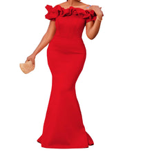 Plus Size Summer Sleeveless Dress Women Ruffle Pleated Off Shoulder Elegant Modis Ladies Dresses Slim Bodycon Ruffle Woman Dress