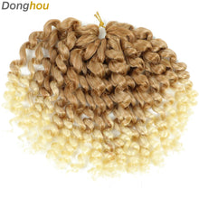 Ombre Jumpy Red Ginger Wand Curls Crochet Hair 1B 27 30 350 613 Purple Grey Colors jamaican twist braiding Hair 20 Strands/Pack