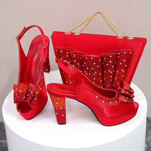 2024 High Quality Yellow Color Fish Beaked Toe Cap Thin Heels Ladies Shoes Matching Bag Set For Women Wedding Party Pump