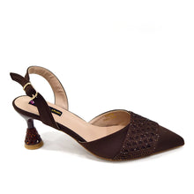 Women's Italian Party Shoes and Bag Set With Elegant Diamond Butterfly