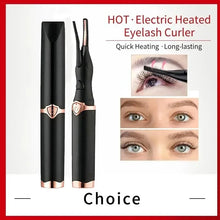 Electric Heated Eyelash Curler USB Rechargeable Eyelashes Quick Lasting Curling Comb&Clip Dual Use Makeup Eyelash Curler