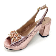 2025 Fashion Open Toe Women Strange Heels Bigger Size Fashion Rhinestone Decoration Purple Shoes And Bag Set Party Bag