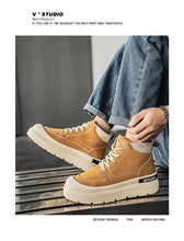Men's High-Top Platform Casual Comfortable Winter Boots