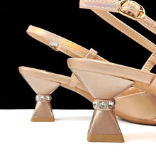 Nigeria Fashion Rhinestone-encrusted Ladies Party Shoes And Special bag High Heels And Dual Purpose Mini Bag Women's Shoes
