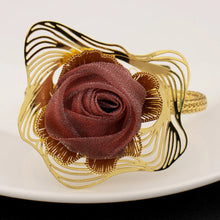 Women Gold Color Jewelry Set Braided Red Rose Design Large Pendant Unique Earrings Dubai Arab Fashion Ring Bracelet Party Gift