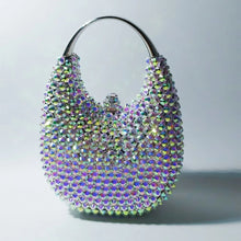 Women's Crystal Diamonds Chain Evening Clutch Bag