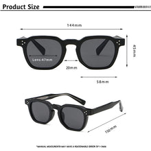 Retro Punk Men Sunglasses Small Frame Square Personalized Design Sun Glasses Women Travel Party Business Festival Gift