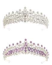 Fashion Gold Silver Color Crystal Rhinestone Tiara And Crowns For Princess Women Diadems Bridal Wedding Hair Accessories