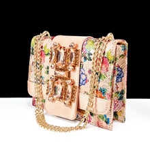 QSGFC Italian Sandals and Bags Matching Set 2024 Women Heel Party for Rose Gold Colour Wedding Bigger Size Thick Heel Shoes