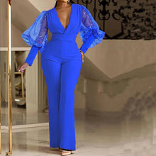 Ladies Elegant Office Jumpsuit Romper For Women 2023 High Waist Wedding Overalls Sequins Bodycon Long Sleeve Party Jumpsuit Club