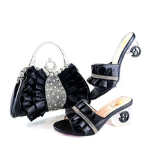 Women's Italian Shoe and Bag Set For Party And Weddings
