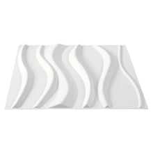 12pcs PVC Textured 3D Wall Panels Decorative Tiles