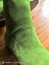 Fashion Knee Length Women's Frosted Leather Long Boots