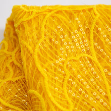 African Milk Silk Mesh Lace with Sequins 2025 French Net Lace Fabric Sewing Embroidered Lace Tulle Nigerian Women Wedding Dress