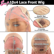 30 36 inch 250% Straight 13x4/13x6 Hd Pure Pink Lace Front Wigs 100% Human Hair For Women Brazilian Color Pre Plucked Glueless