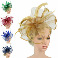Women's Big Flower Fascinator Church Kentucky Derby Hat Royal Ascot Race Accessories Headbands Fascinator Bridal Tea Party