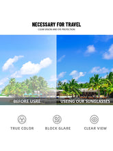 New Fashionable Frameless Sunglasses for Women's Personality Trend Hollow out Mirror Legs Irregular Ocean Lens Glasses UV400