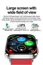 2025 AI Diagnosis NFC Smart Watch Women 1.85 inch AMOLED Blood pressure Heart Rate Temperature BT call Smartwatches Men For IOS