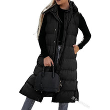 Women's Oversize Waistcoat Winter Hooded Quilted Vest
