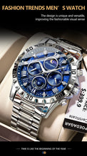 POEDAGAR Luxury Watch for Man Quartz Sports Men Watch Waterproof Luminous Stainless Steel Chronograph Men's Watches Clock Reloj