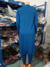 Two Piece Set Women Outfit 2023 Spring Fashion Drawstring Pocket Design U-Neck Sleeveless Skinny Jumpsuit & Long Sleeve Coat Set