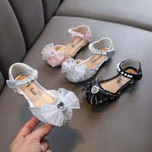 New Spring Kids Shoes Summer Children's Bow Rhinestone Girl Princess Sandals Fashion Baby Non-slip Sandals H795