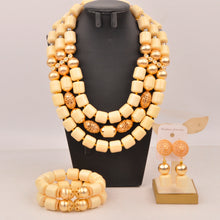 artifical coral beads nigerian jewelry sets for woman weddings