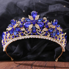 Baroque Crystal Crown Tiara For Women Bride Rhinestone Prom Princess Diadem Bridal Wedding Hair Accessories Jewelry Crown Tiara