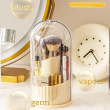 360° Rotating Makeup Brush Holder Desktop Makeup Organizer Cosmetic Storage Box Lipstick Eyebrow Brush Holder Jewelry Container