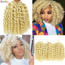 3 Packs Wand Curl Jamaican Bounce Crochet Hair 8inch T Purple 27 30 350 Bug Ombre Blonde Synthetic Jumpy Wand Curly Hair 60Roots