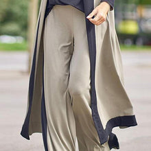 Three-Piece Sets Women Outfit Long Cardigan Sling Tops Wide Leg Pants Suits Casual Cardigan Straight Leg Trouser V Neck Camisole