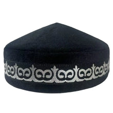 Kazakh Hats for Men Embroidered Blue Green Black Handmade Dancing Party Cotton Dubai Kufi Hijab Spring Caps Elegant