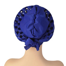 african Ready to Wear Autogele Headtie Glitter Diamonds Women Turban Cap