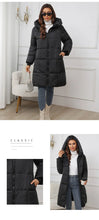 Women's Long Winter Parkas Thick Down Cotton Coat