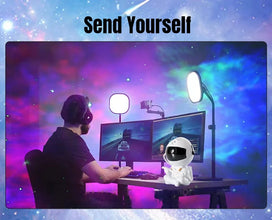 Galaxy Star Projector LED Night Light Starry Sky Astronaut Porjectors Lamp For Decoration Bedroom Home Decorative Children Gifts