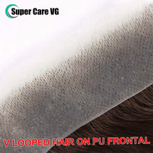 16x2cm Human Hair Toupee Men Forehead Hairpiece Patch Hairline Invisible Seamless Ultra Thin Skin PU Men's Capillary Prosthesis