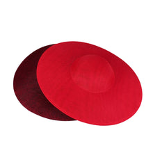 Big Top Hat 40 CM Size Women Party Dinner Deby Cocktail Ladies Chapeau Cap Bride Wedding Fascinators Base DIY Hair Accessores