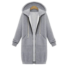 Women's fashionable Thick Hooded Parkas Loose Jackets