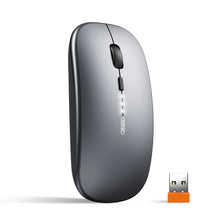 IM1P Rechargeable Wireless Mouse [Power Display Enhanced Edition] Office Light Sound Laptop Home 2.4G Ultra Thin Portable